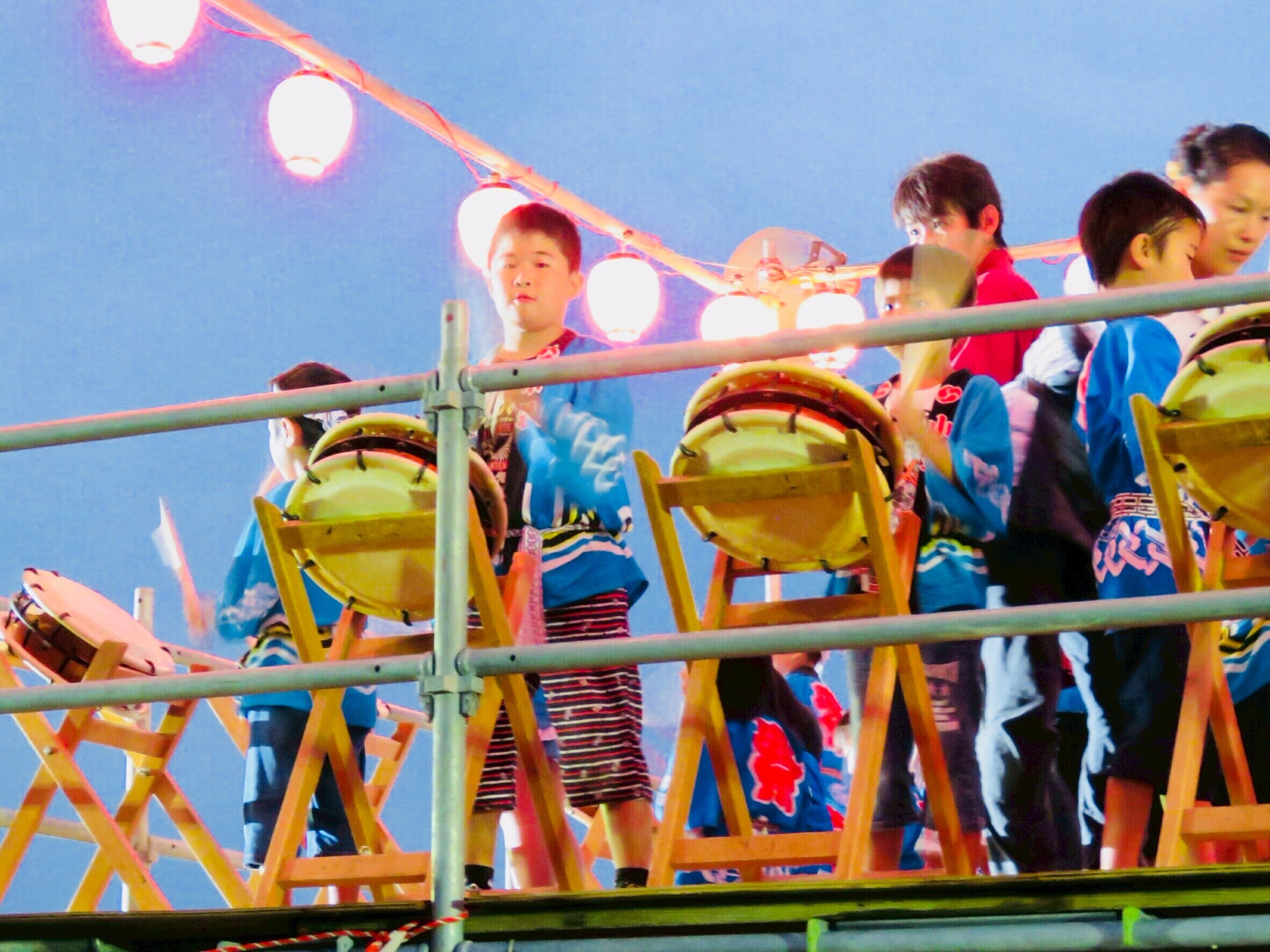 子ども会 和太鼓体験