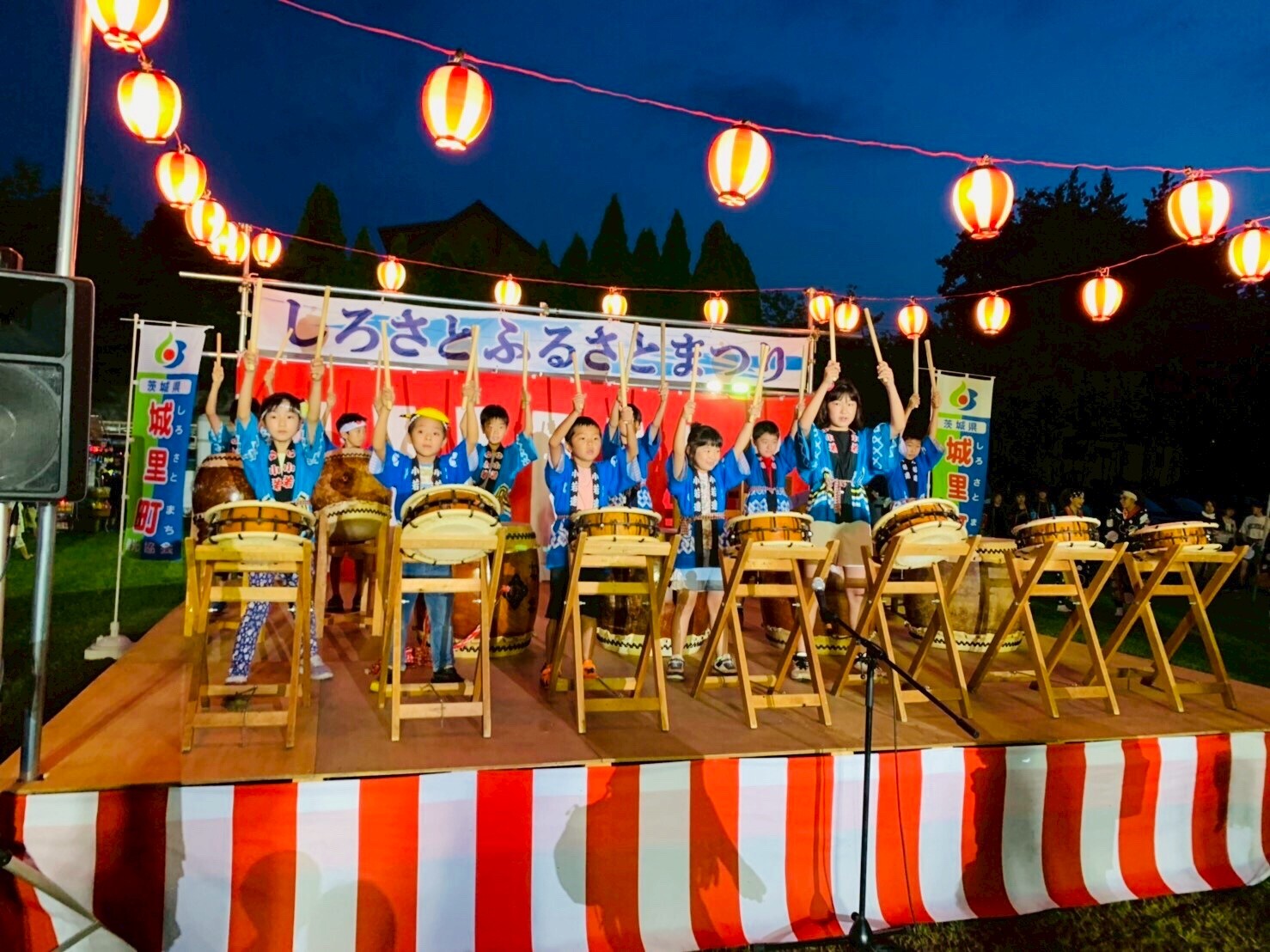 子ども会 和太鼓体験